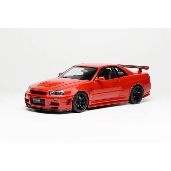 MOTORHELIX 1/18 ニッサン スカイライン GT-R R34 CUSTOMIZED VERSION アクティブレッド 完成品ミニカー M83411