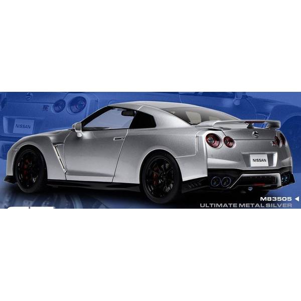 MOTORHELIX 1/18 ニッサン GT-R R35 Track Edition Engineered By NISMO 2020 アルティメイトメタルシルバー 完成品ミニカー M83505
