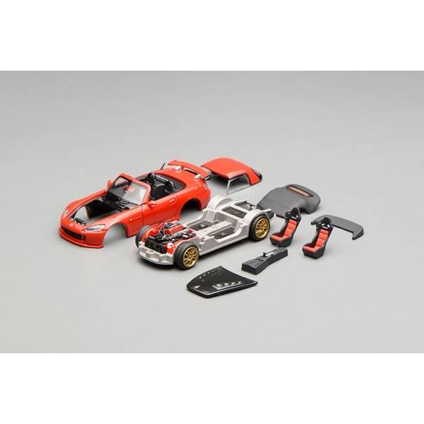 5月予約】MOTORHELIX 1/64 ホンダ S2000 無限 MUGEN ニュー