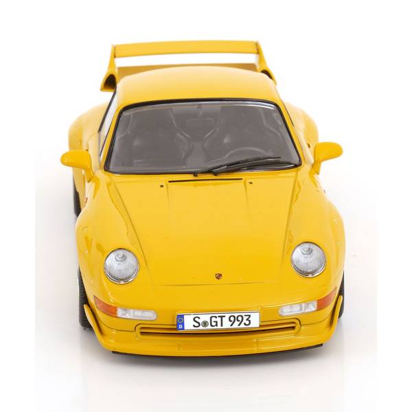 ポルシェ911 993ターボ　ミニカー　1/18 スピードイエロー ポルシェ911 （993）RSミニカー 1/18 イエロー ポルシェ911 993ターボ