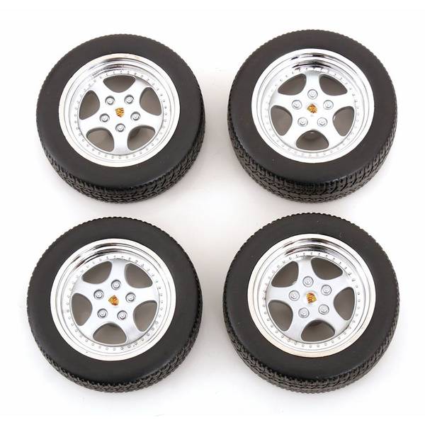 【8月予約】KKスケール 1/12 ポルシェ Speedline Rims and Tyres Set 1992 完成品ミニカー KKDCACC055