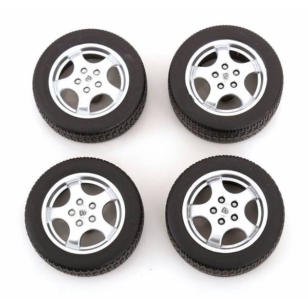 【8月予約】KKスケール 1/12 ポルシェ Cup Rims and Tyres Set 1992 完成品ミニカー KKDCACC056