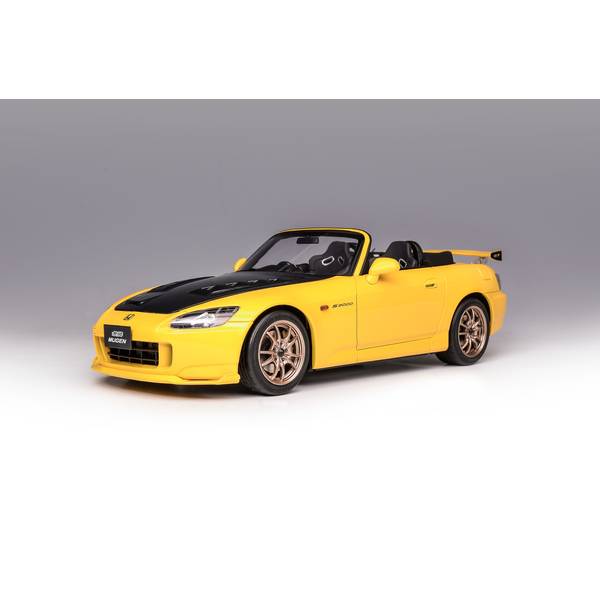 【4月予約】MOTORHELIX 1/18 ホンダ S2000 AP2 無限 MUGEN ニューインディイエローパール 完成品ミニカー M85122