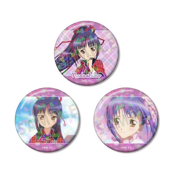 【10月予約】TVアニメ『しゅごキャラ！』藤咲 なでしこ ホログラム缶バッジ3個セット キャラグッズ 4573643020231