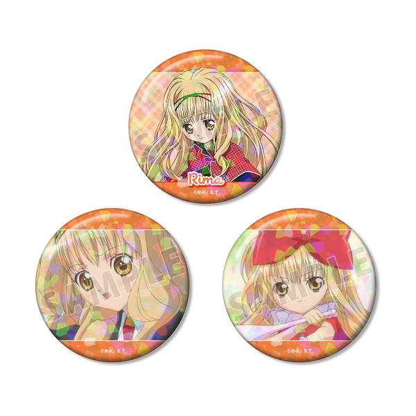 【10月予約】TVアニメ『しゅごキャラ！』真城 りま ホログラム缶バッジ3個セット キャラグッズ 4573643020262