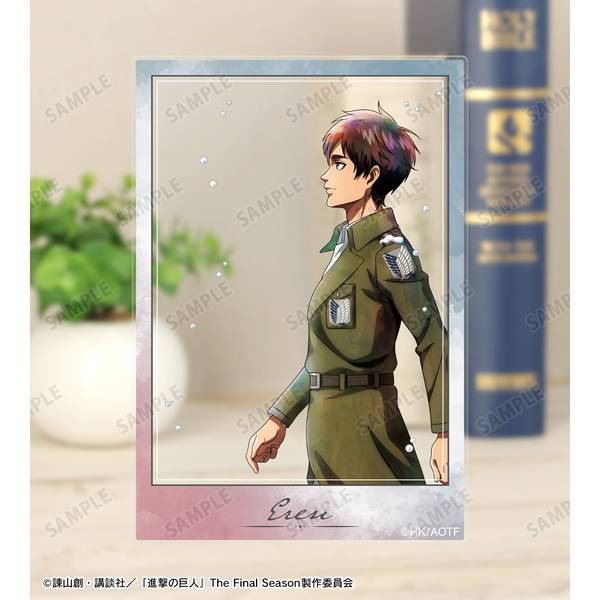 進撃の巨人描き下ろし エレン 冬の歩みver. アクリルカード2種