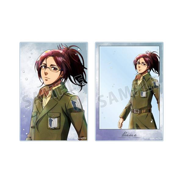 進撃の巨人描き下ろし エルヴィン 冬の歩みver. アクリルカード2