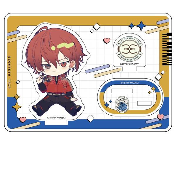 【3月予約】18TRIP ぺたん娘アクリルフィギュア 西園 練牙 キャラグッズ 4573661608794