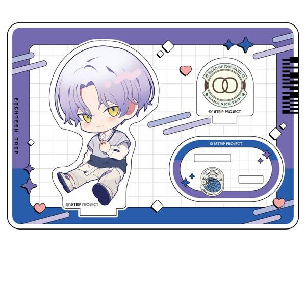 【3月予約】18TRIP ぺたん娘アクリルフィギュア 大黒 可不可 キャラグッズ 4573661608800