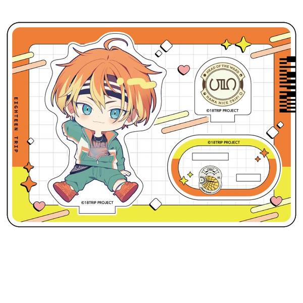 【3月予約】18TRIP ぺたん娘アクリルフィギュア 五十竹 あく太 キャラグッズ 4573661608848