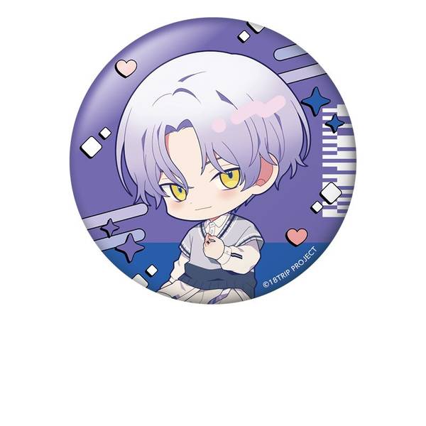 【3月予約】18TRIP ぺたん娘缶バッジ 大黒 可不可 キャラグッズ 4573661609005