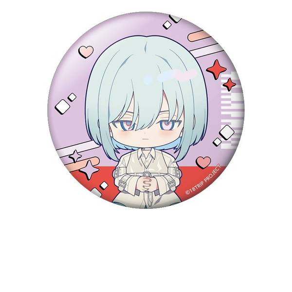 【3月予約】18TRIP ぺたん娘缶バッジ 畔川 幾成 キャラグッズ 4573661609104