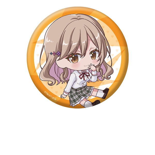 わたしが恋人になれるわけないじゃん、ムリムリ!(※ムリじゃなかった!?) ぺたん娘缶バッジ 瀬名 紫陽花
