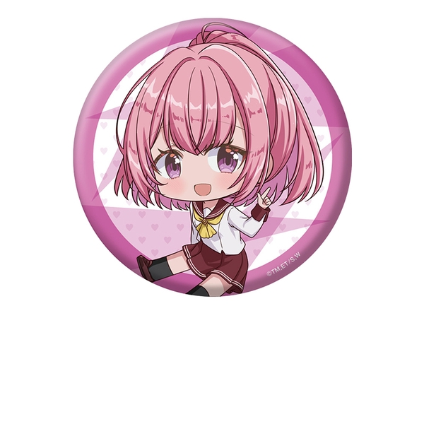 わたしが恋人になれるわけないじゃん、ムリムリ!(※ムリじゃなかった!?) ぺたん娘缶バッジ 甘織 遥奈