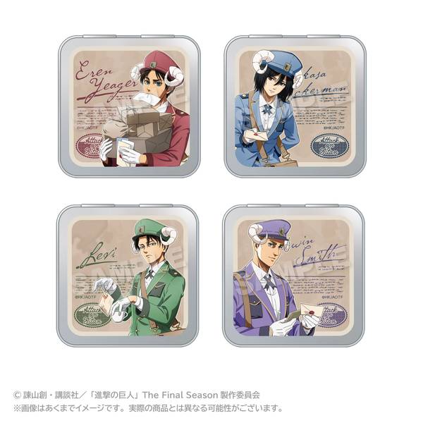 進撃の巨人 コレクション缶ケース おとどけメェるver.(描き下ろし
