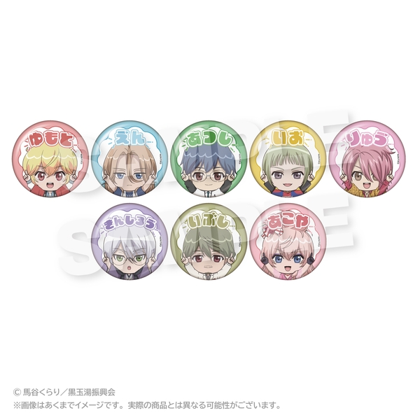 劇場版「美男高校地球防衛部ETERNAL LOVE！」 トレーディングぽいんつ缶バッジ 8個入BOX