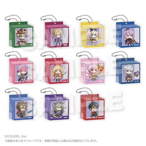 クイズRPG 魔法使いと黒猫のウィズ トレーディングアクリルキーホルダーB 11個入BOX