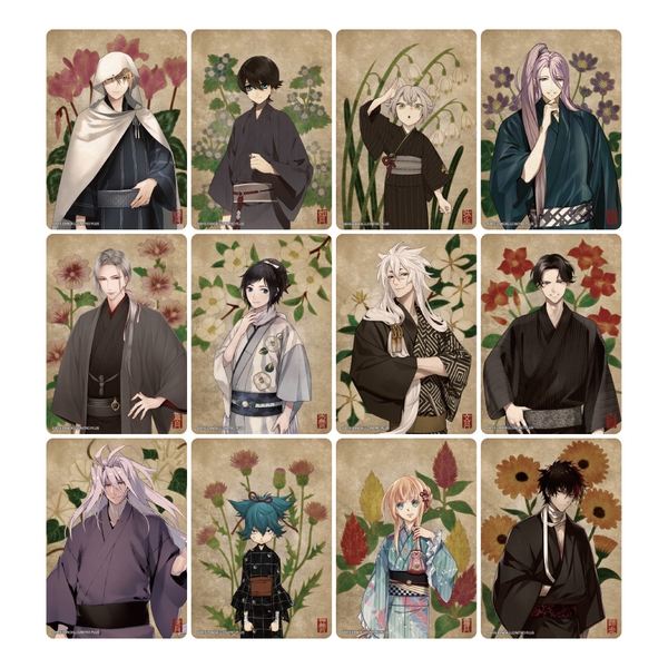 刀剣乱舞ONLINE 華こよみ絵巻(第四弾)トレーディングミニクリアカード 全12種 12個入BOX