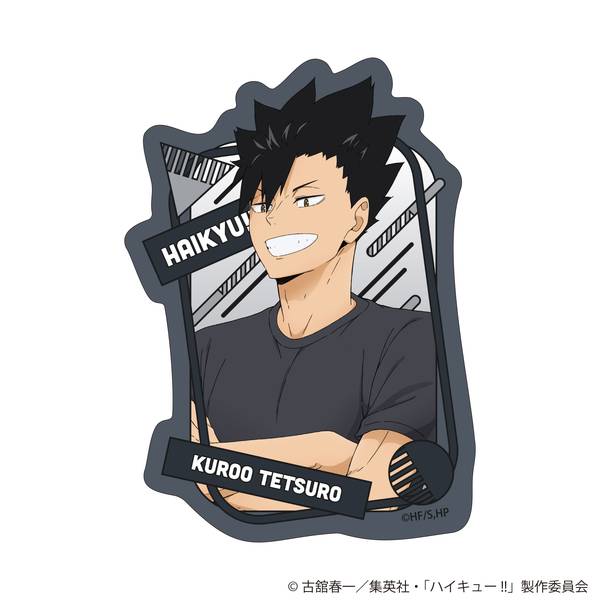 【11月予約】ハイキュー!! 描き下ろしダイカットステッカー 振り返りタイムVer. 黒尾鉄朗 キャラグッズ 4573689757467