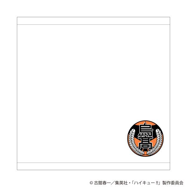 【11月予約】ハイキュー!! 刺繍ハンカチ スクールアイコンVer. 烏野高校 キャラグッズ 4573689757726