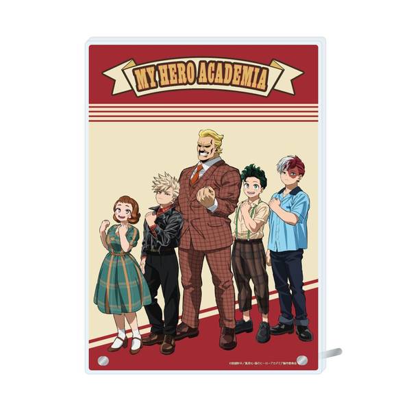 【11月予約】僕のヒーローアカデミア アクリルプレート アメリカンレトロVer. キャラグッズ 4573689786917