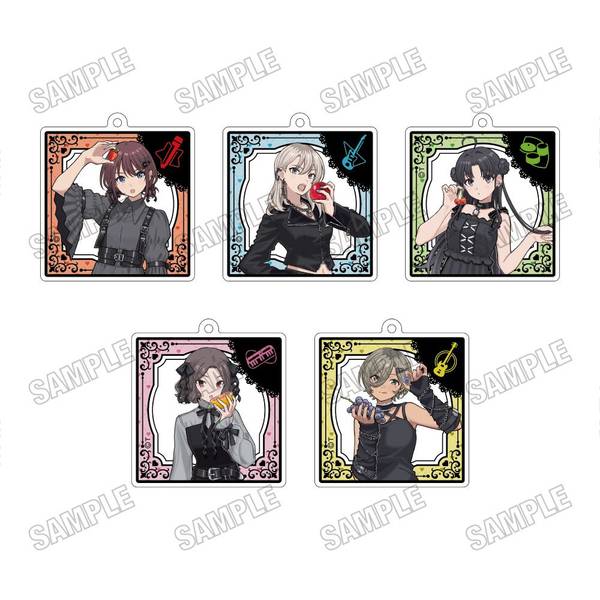 【4月予約】アニメ「ガールズバンドクライ」 描き下ろしアクリルキーホルダーコレクション[ブラックファッションフルーツver.] 5個入BOX キャラグッズ 4573699540691