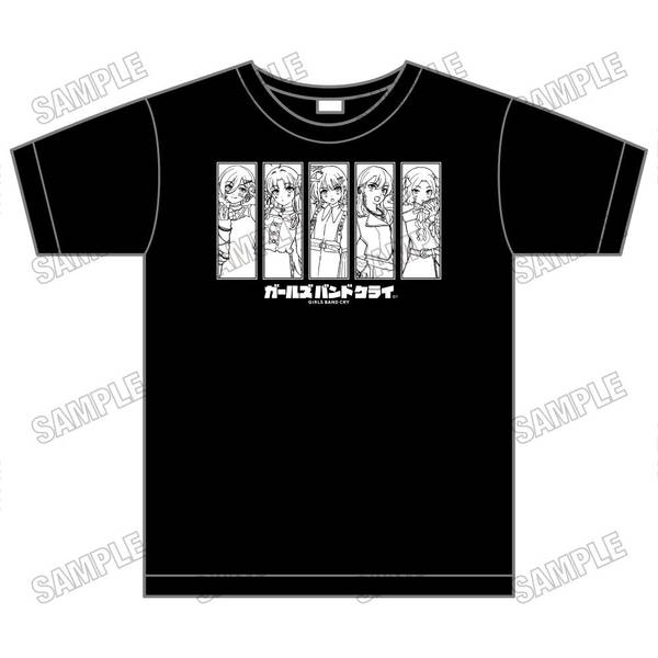 【4月予約】アニメ「ガールズバンドクライ」 Tシャツ[ブラックファッションフルーツver.] キャラグッズ 4573699540776