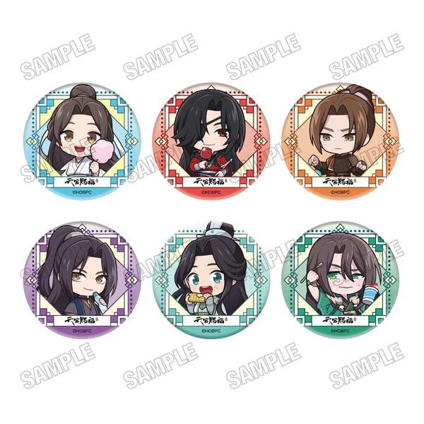【4月予約】アニメ「天官賜福 貮」 ミニキャラ缶バッジコレクション 6個入BOX キャラグッズ 4573699541827