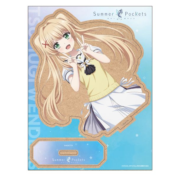 【4月予約】TVアニメ『Summer Pockets』 木製キャラスタンド 紬ヴェンダース キャラグッズ 4573699582707