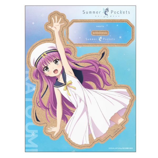 【4月予約】TVアニメ『Summer Pockets』 木製キャラスタンド 加藤うみ キャラグッズ 4573699582714