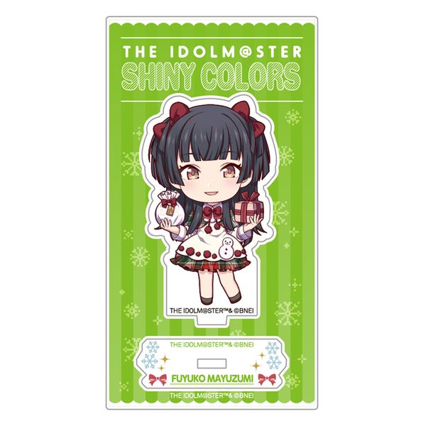 【4月予約】アイドルマスター シャイニーカラーズ ミニキャラアクリルスタンド_黛 冬優子 スノーマジックver. キャラグッズ 4573699584534
