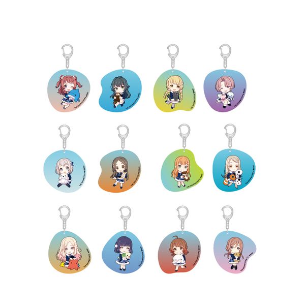 【6月予約】学園アイドルマスター 水面アクリルキーホルダー 初星パラダイスver. 12個入BOX キャラグッズ 4573699585692