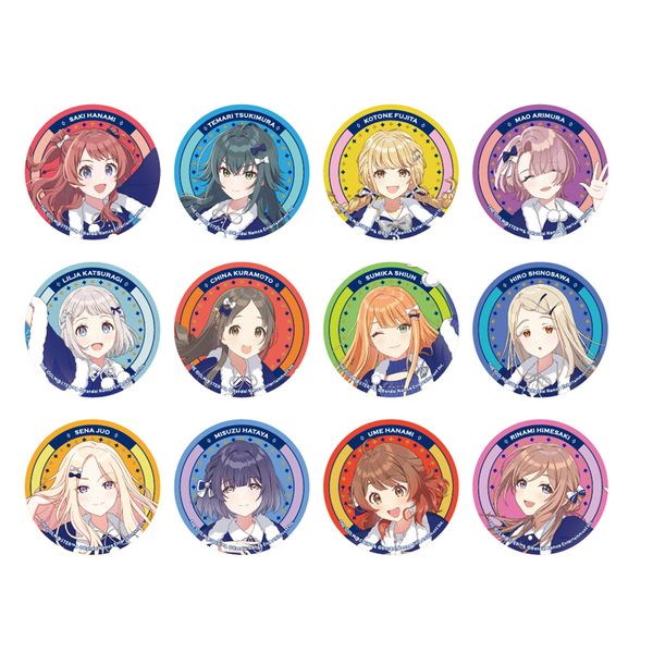 【6月予約】学園アイドルマスター 描き下ろし缶バッジ 初星パラダイスver. 12個入BOX キャラグッズ 4573699585920