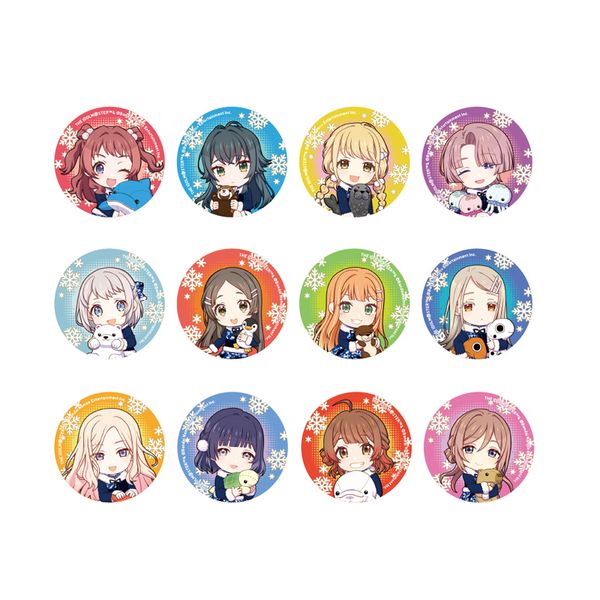 【6月予約】学園アイドルマスター ミニキャラ缶バッジ 初星パラダイスver. 12個入BOX キャラグッズ 4573699586064