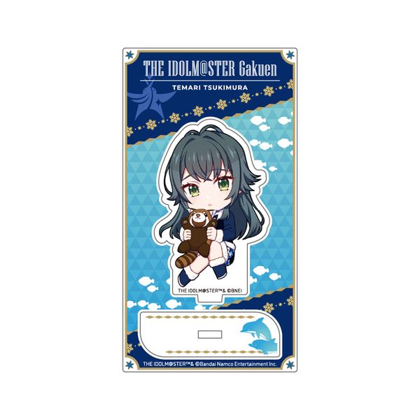【6月予約】学園アイドルマスター ミニキャラアクリルスタンド_月村手毬 初星パラダイスver. キャラグッズ 4573699586088
