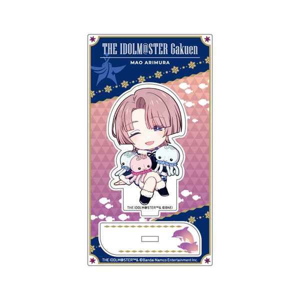 【6月予約】学園アイドルマスター ミニキャラアクリルスタンド_有村麻央 初星パラダイスver. キャラグッズ 4573699586101