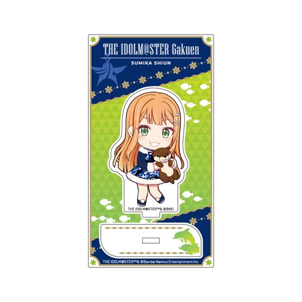 【6月予約】学園アイドルマスター ミニキャラアクリルスタンド_紫雲清夏 初星パラダイスver. キャラグッズ 4573699586132