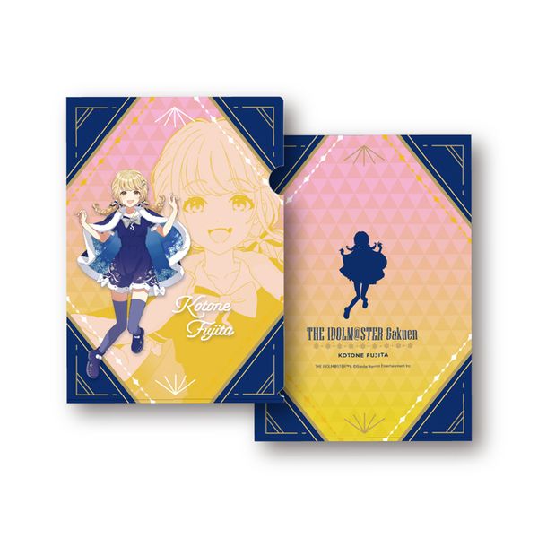 【6月予約】学園アイドルマスター クリアファイル_藤田ことね 初星パラダイスver. キャラグッズ 4573699586408