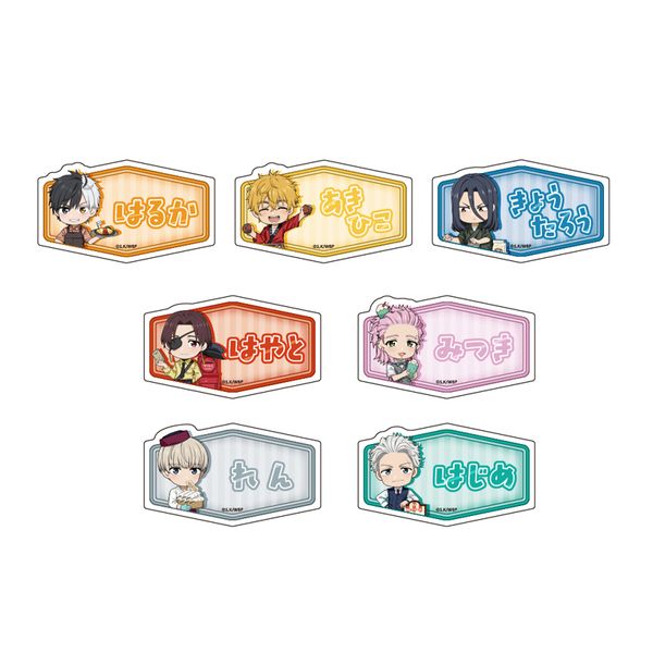 【4月予約】TVアニメ『WIND BREAKER』 トレーディングおなまえアクリルバッジ_ゆうえんちver. 7個入BOX キャラグッズ 4573699587214