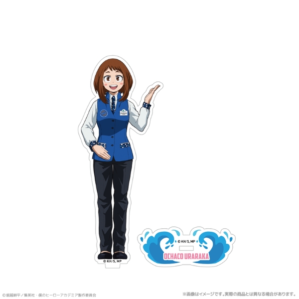 アニメ『僕のヒーローアカデミア』 描き下ろしアクリルスタンド_麗日お茶子 海の生きものたちと一緒にPLUS ULTRA
