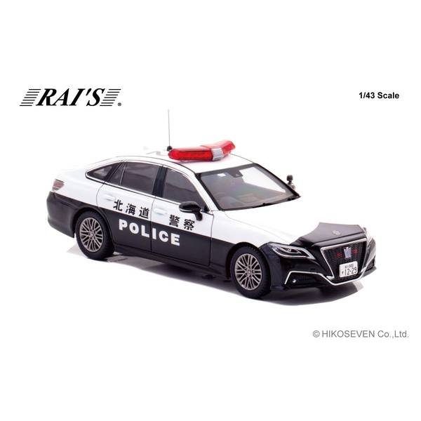 【レア！】1/43 RAI'S トヨタ クラウン 警視庁交通部交通機動隊車両 レイズ 1/43 トヨタ クラウン ハイブリッド AZSH21 2023 北海道警察