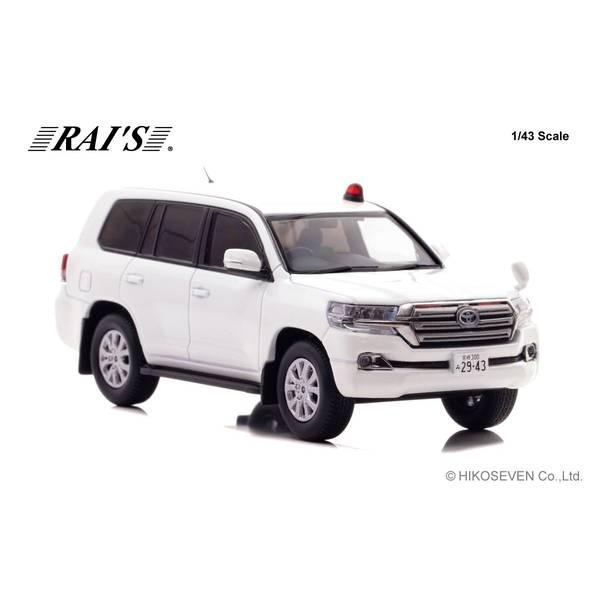 レイズ 1/43 トヨタ ランドクルーザー AX URJ202 2018 宮崎県警察交通