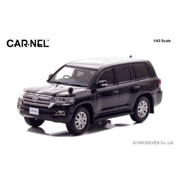 【8月予約】CARNEL 1/43 トヨタ ランドクルーザー AX G selection URJ202 2015 ブラック 完成品ミニカー CN431505