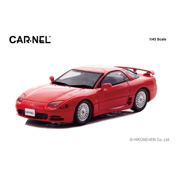 CARNEL 1/43 ミツビシ GTO Twin Turbo MR Z15A 1994 パッションレッド 完成品ミニカー CN439401
