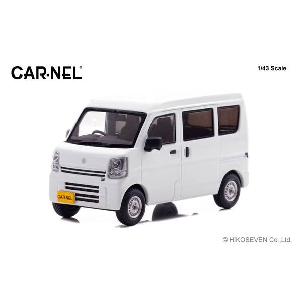 【2月予約】CARNEL 1/43 スズキ エブリイ PA DA17V 2021 ホワイト 完成品ミニカー CN432101