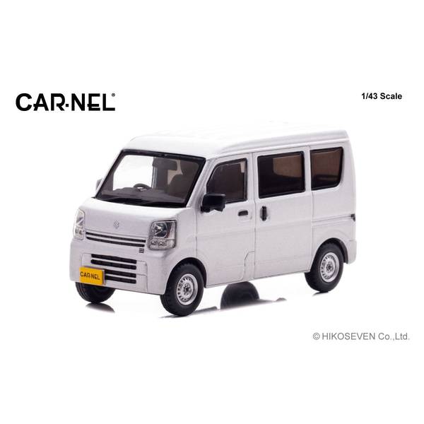 【2月予約】CARNEL 1/43 スズキ エブリイ PA DA17V 2021 シルキーシルバーメタリック 完成品ミニカー CN432102