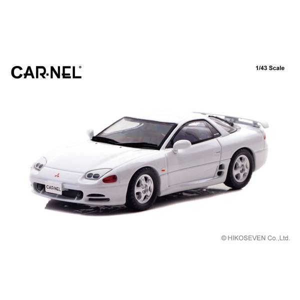 CARNEL 1/43 ミツビシ GTO Twin Turbo Z16A 1993 ギャラクシーホワイト 完成品ミニカー CN439303