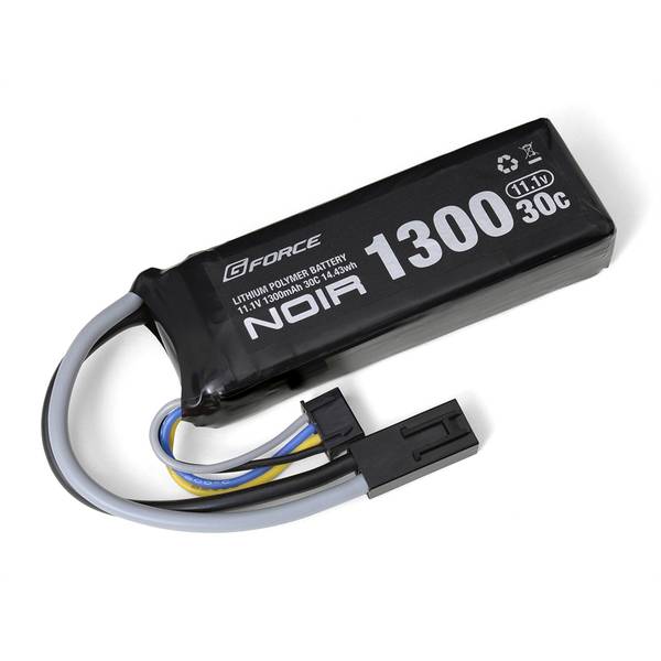 ジーフォース 電動ガン Noir LiPo 11.1V 1300mAh ミニS互換サイズ トイガンパーツ GFG910