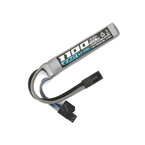 ジーフォース ZAC LiPo 7.4V 1100mAh 次世代バッファチューブイン 電動ガン トイガンパーツ ZAC253