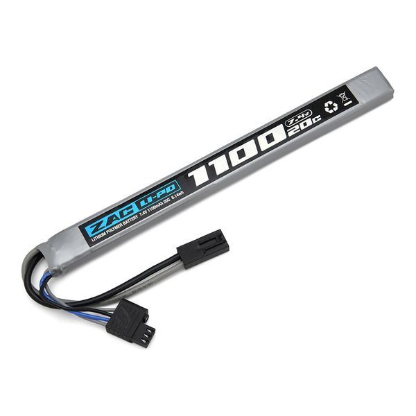 ジーフォース ZAC LiPo 7.4V 1100mAh AK対応型 ロングタイプ 電動ガン トイガンパーツ ZAC257